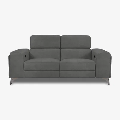 Furniture Village Action Fabric 2 Seater Sofa with Power Recliner