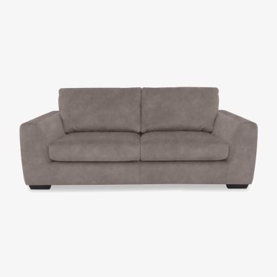 Furniture Village Dinky Fabric 3 Seater Sofa - Marble Charcoal Grey