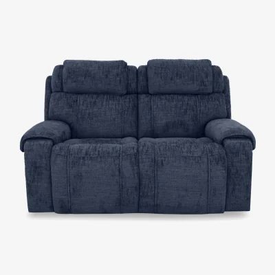 Furniture Village World of Leather - Hollywood Fabric 2 Seater Sofa - Dark Denim