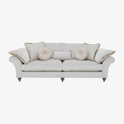 Furniture Village Duresta - Princeton Ruched Grand 4 Seater Split Frame Sofa