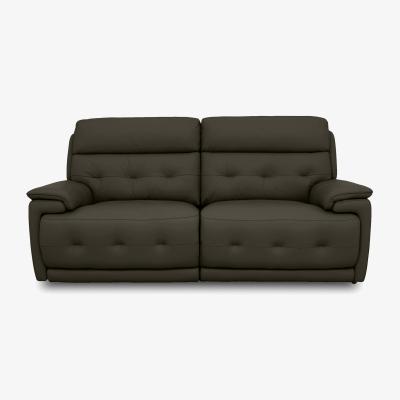 Furniture Village Brescia Leather 3 Seater Sofa with Power Recliner