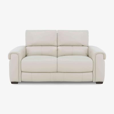 Furniture Village Nixon NC Leather 2 Seater Sofa - Frost