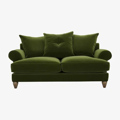 Furniture Village The Lounge Co. - Bronwyn 2.5 Seater Fabric Scatter Back Sofa - Woodland Moss