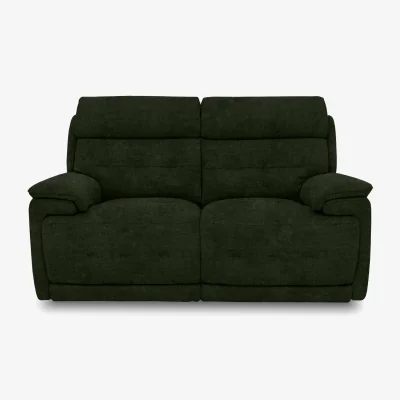 Furniture Village Brescia Fabric 2 Seater Sofa - Olive Green
