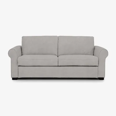 Furniture Village Jaxx Fabric Sofa Bed with Scroll Arms - Dexter Stone