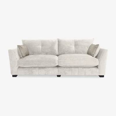 Furniture Village Boutique Allure 4 Seater Split Frame Classic Back Sofa