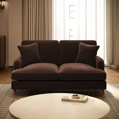 Furniture123 Brown Chenille 2 Seater Sofa - Payton