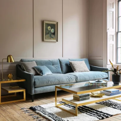 Graham & Green Deep Dream 2.5 Seater Sofa - Chalk Bouclé