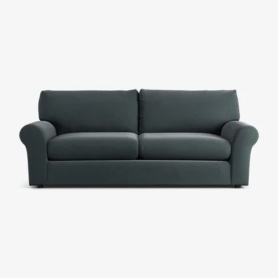 Habitat Habitat Molton Fabric 4 Seater Sofa - Charcoal