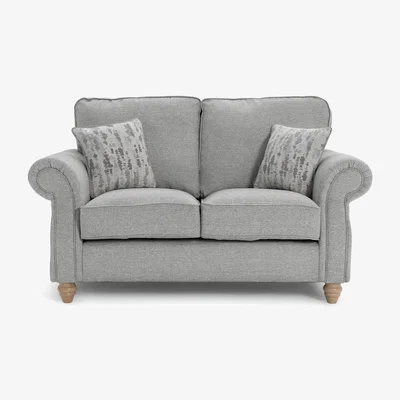Habitat Habitat Wilfred 2 Seater Fabric Sofa - Light Grey