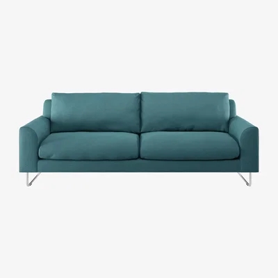 Habitat Habitat Lyle 3 Seater Fabric Sofa - Teal