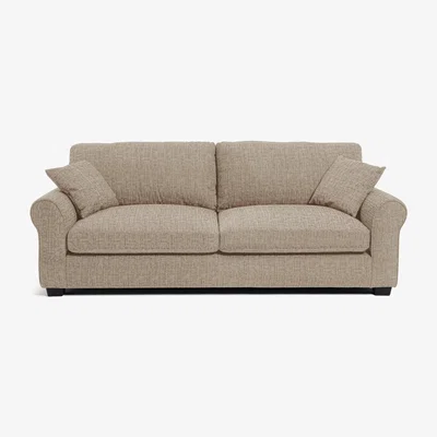 Habitat Habitat Lisbon 4 Seater Fabric Sofa - Beige