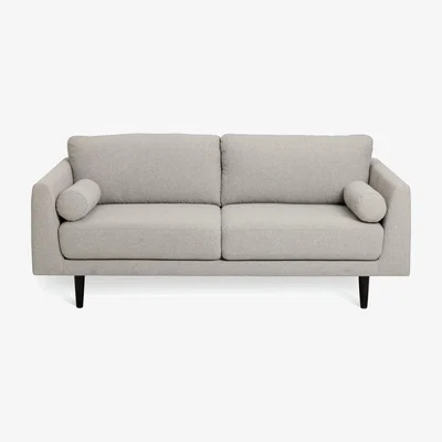 Habitat Habitat Jacob Velvet 3 Seater Sofa - Stone