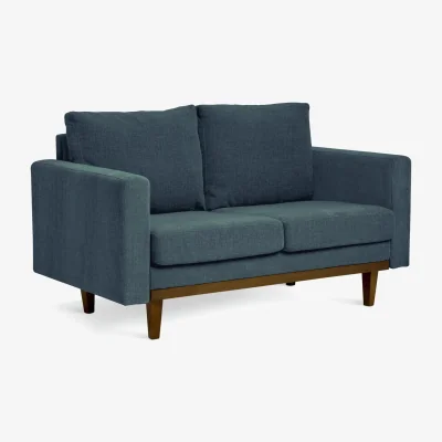 Habitat Habitat Della Fabric 2 Seater Sofa - Blue