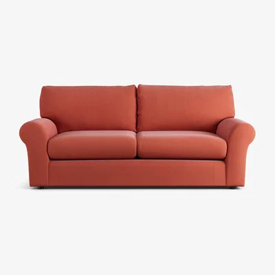 Habitat Habitat Molton Fabric 3 Seater Sofa -  Papaya