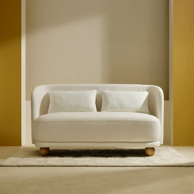 Habitat Habitat Poppy Fabric 2 Seater Sofa - Natural