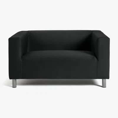Habitat Habitat Moda Compact 2 Seater Fabric Sofa - Black
