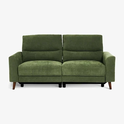 Habitat Argos Home Ezra Fabric 2 Seater Recliner Sofa - Green