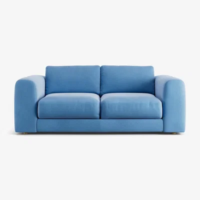 Habitat Habitat Ayr Fabric 3 Seater Sofa - Sky Blue
