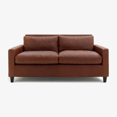 Habitat Habitat Chester 2 Seater Leather Sofa - Tan