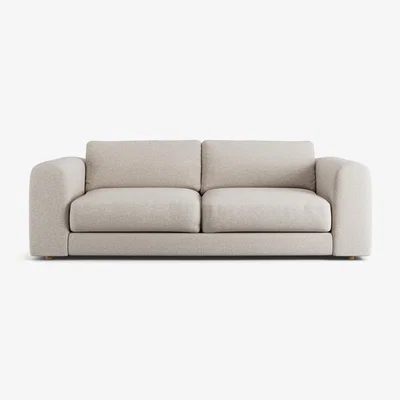 Habitat Habitat Ayr Fabric 4 Seater Sofa - Natural
