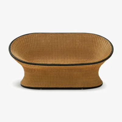 Habitat Habitat Koba 2 Seater Rattan Sofa - Natural