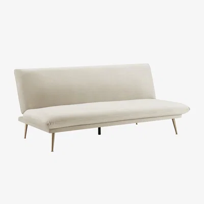 Habitat Habitat Matteo Velvet Clic Clac Sofa - Champagne
