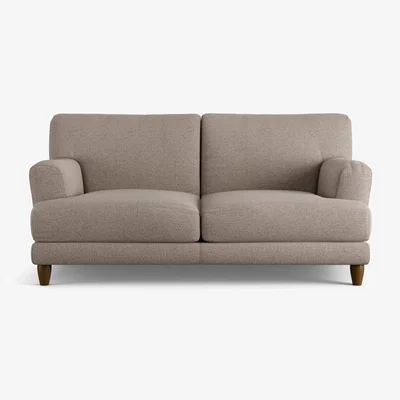 Habitat Habitat Askem Fabric 2 Seater Sofa - Mocha - Dark Leg
