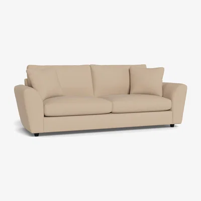 Heal's Heal's Snooze 5 Seater Sofa Capelo Linen-Cotton Bamboo Black Feet