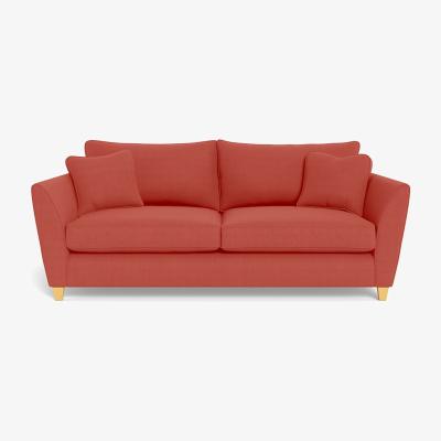 Heal's Heal's Torino 4 Seater Sofa Linen Grenadine Mid Brown Feet