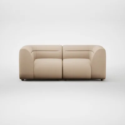 Heal's Heal's Lilli 2 Seater Sofa Smart Cotton Linen Rice Natural Feet