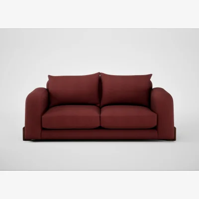 Heal's Heal's Nuvola 3 Str Sofa Cotton Velvet Russet Natural Feet