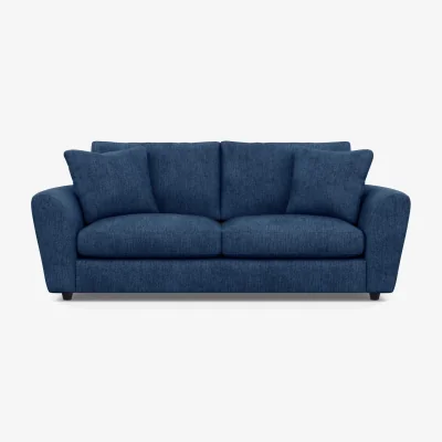 Heal's Heal's Snooze 4 Seater Sofa Smart Cotton Linen Rice Black Feet