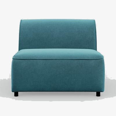Heal's Heal's Aurelie Armless Insert Module Smart Luxe Velvet Airforce Blue