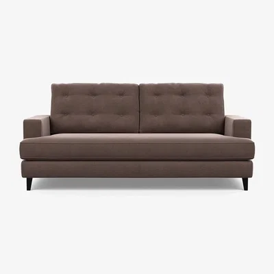 Heal's Heal's Mistral 3 Seater Sofa Smart Cotton Linen Indigo Natural Feet