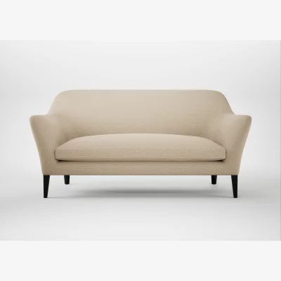 Heal's Heal's Wallis 3 Seater Sofa Loop Twill Fossil Black Feet