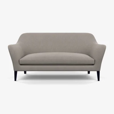 Heal's Heal's Wallis 3 Seater Sofa Cotton Velvet Russet Walnut Stained Feet