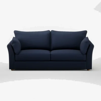 Heal's Heal's Tailor 4 Seater Sofa Smart Cotton Linen Indigo Natural Feet