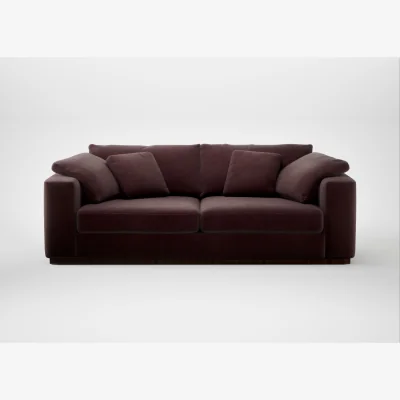 Heal's Heal's Trento 4 Seater Sofa Smart Luxe Velvet Acorn