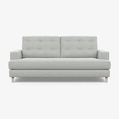 Heal's Heal's Mistral 3 Seater Sofa Melton Wool Limestone Natural Feet