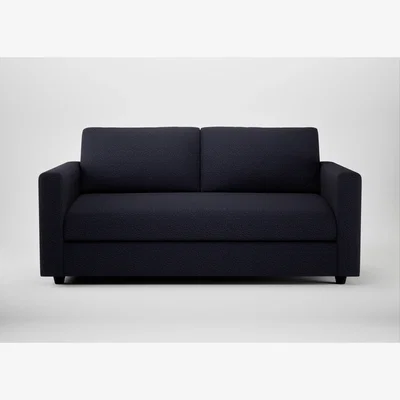 Heal's Heal's Nimbus II 3 Seater Sofa Boucle Indigo Black Feet