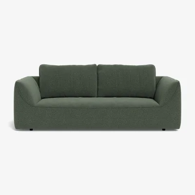 Heal's Heal's Morven 3 Seater Sofa Smart Cotton Linen Indigo