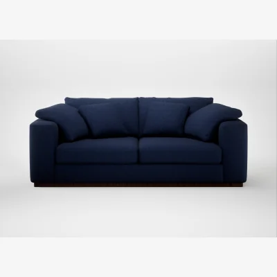 Heal's Heal's Trento 3 Seater Sofa Melton Wool New Navy
