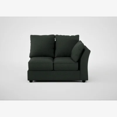 Heal's Heal's Tailor Double Right Hand Facing Corner Unit Boucle Fern Black Feet