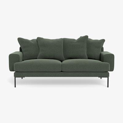 Heal's Heal's Torrington 3 Seater Sofa Boucle Fern Black Feet