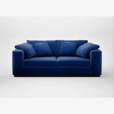 Heal's Heal's Trento 3 Seater Sofa Smart Luxe Velvet Azure