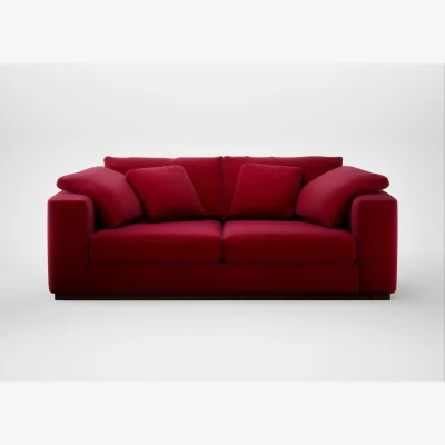 Heal's Heal's Trento 3 Seater Sofa Smart Luxe Velvet Mulberry