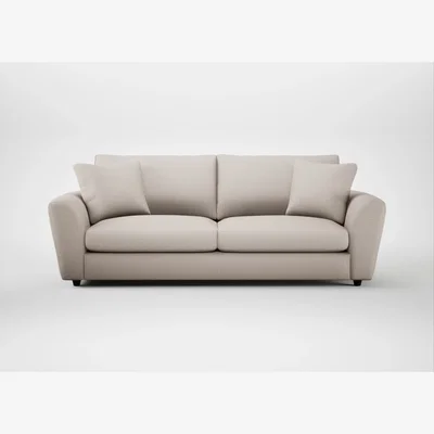 Heal's Heal's Snooze 5 Seater Sofa Loop Twill Midnight Black Feet