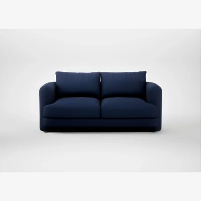 Heal's Heal's Rafi 2 Seater Sofa Smart Cotton Linen Indigo