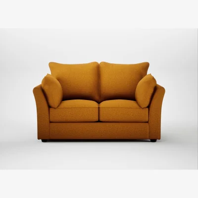 Heal's Heal's Tailor 2 Seater Sofa Loop Twill Ochre Black Feet